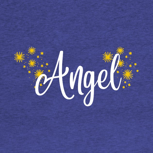 Angel t-shirt, gold dust by Solum Shirts